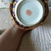 Vintage Chinese Famille Rose Teal Hand Painted Porcelain Ginger Jar w/Carrier