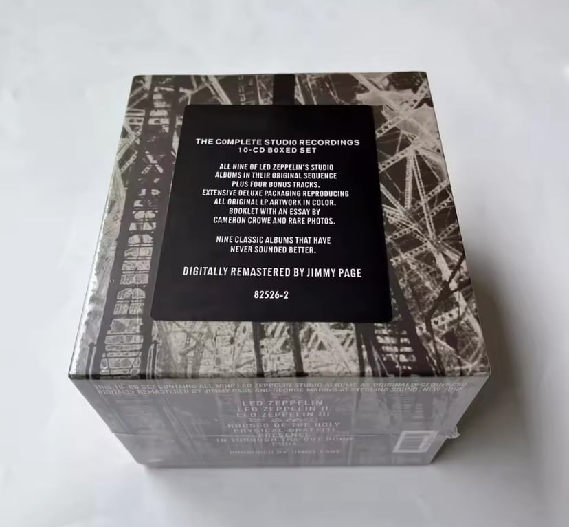 Led Zeppelin The Complete Studio Recordings 10 CD Box Set