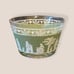 Vintage Set of Jeanette Glass Co. Hellenic Green Sherbets