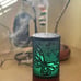 Green Essential Oil Diffuser Metal Art Aromatherapy Oil Defusers, Aroma Humid