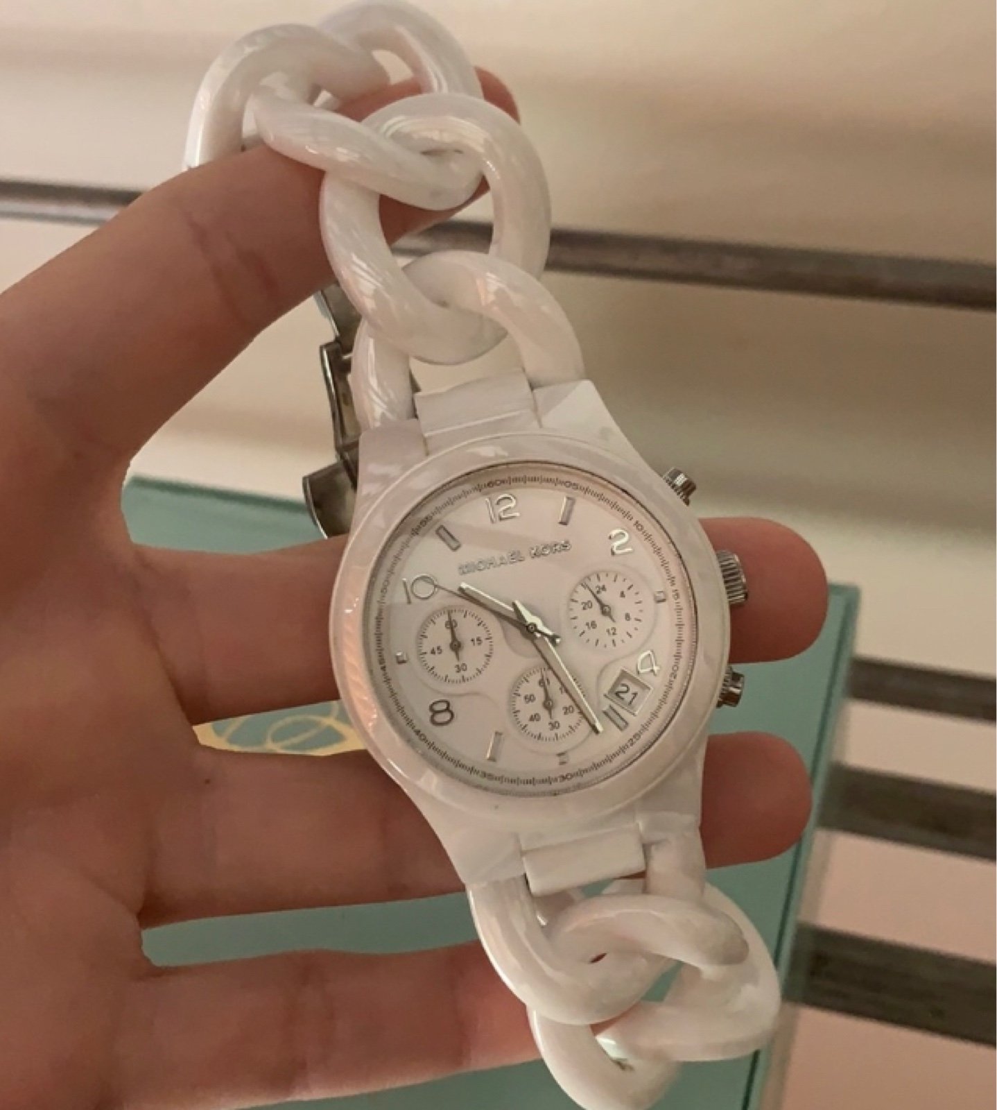 MICHAEL KORS Real Ceramic Watch Bracelet RARE!