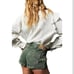 Free People We The Free Beginner's Luck Low Rise Slouch Shorts