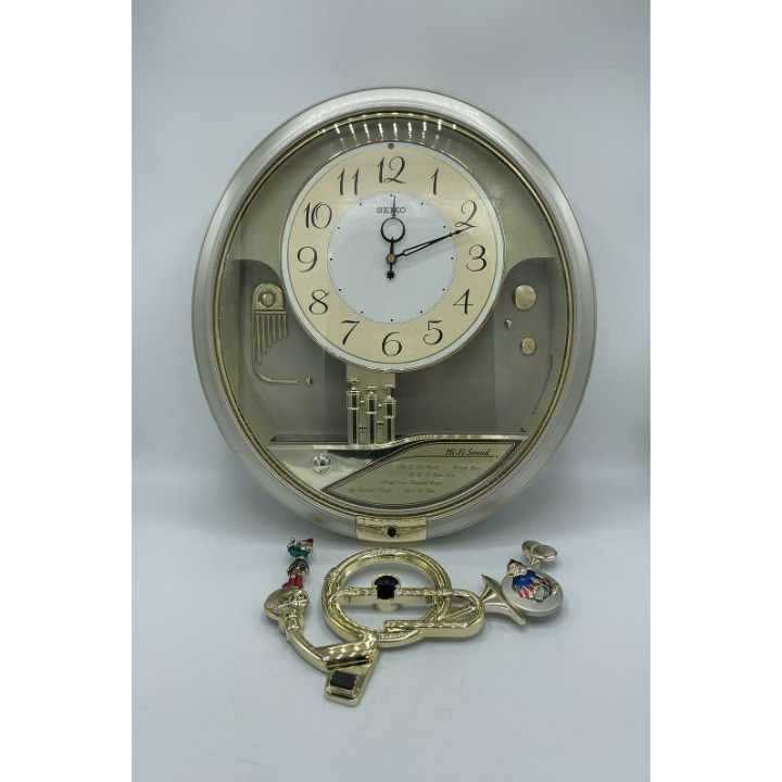 Seiko Melodies in Motion Wall Clock Hi-Fi Sound *READ