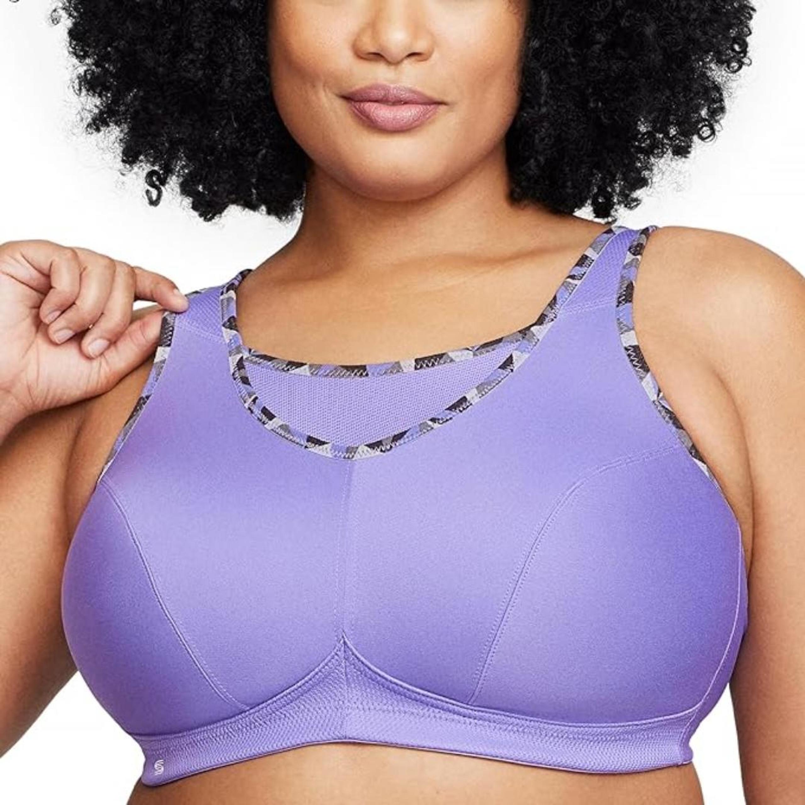 NWOT Glamorise Women's No-bounce Camisole Sports Bra Wirefree #1066, 36DD