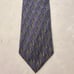Villa Bolgheri 100% Silk Mens Neck Tie Made In Italy purple gray leaves pattern