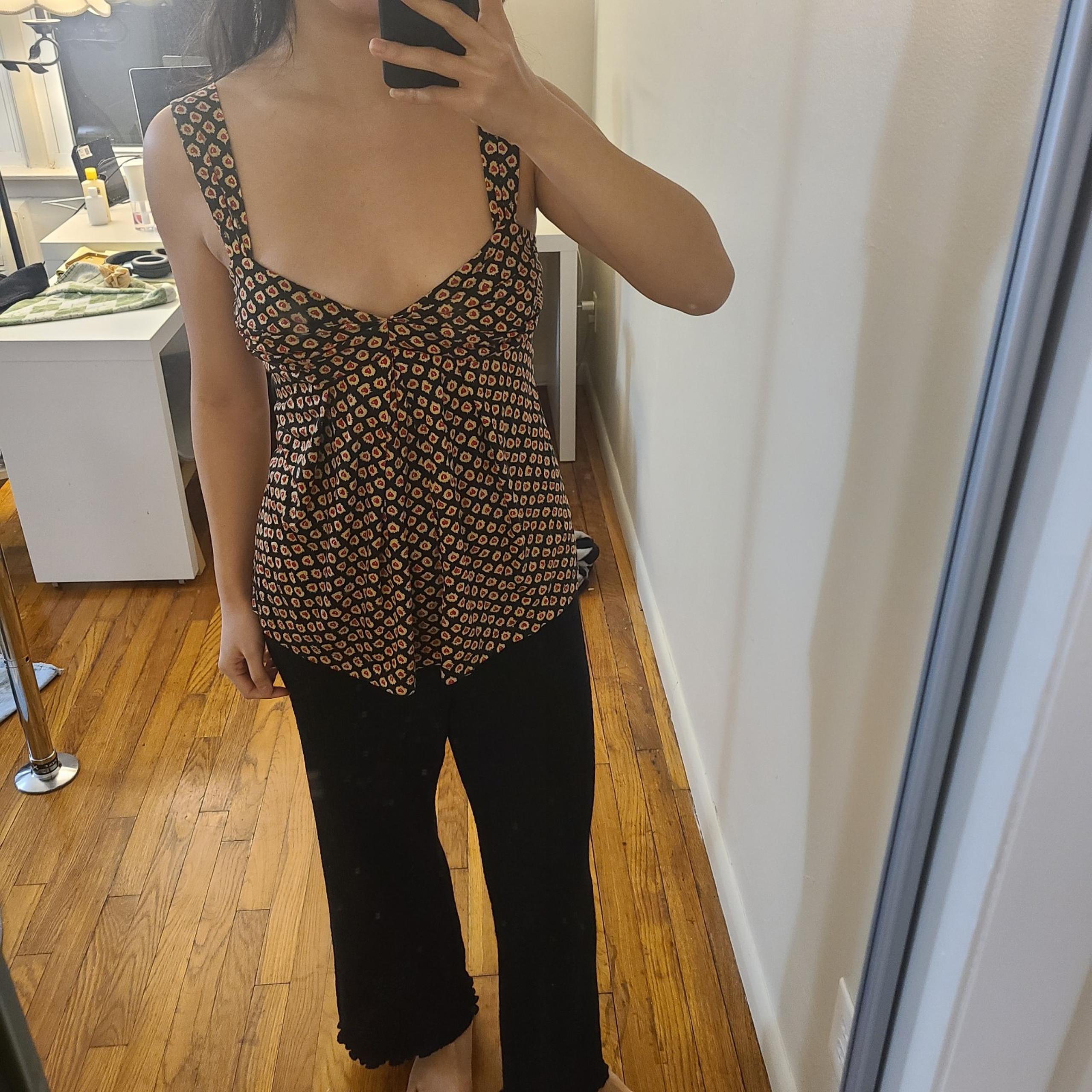 Diane von furstenberg dvf silk wool jersey top