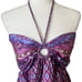 NEW Misa Los Angeles Violeta Scarf Halter Top Size Small Reg. 320
