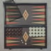 Manopoulos Wooden Backgammon Set 18x10 Board Game