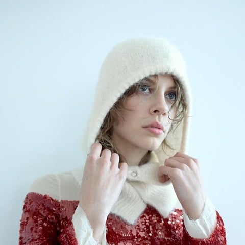 NWT ZARA WOOL ALPACA BALACLAVA ECRU