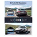 Dash Cam Front and Rear, 8K UHD Dash Camera for Cars, Dash Cam with App Control,