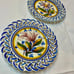 Vintage Signed Flower Plate Pottery Hand Painted F Soares Dos Reis Portugal READ