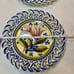 Vintage Signed Flower Plate Pottery Hand Painted F Soares Dos Reis Portugal READ