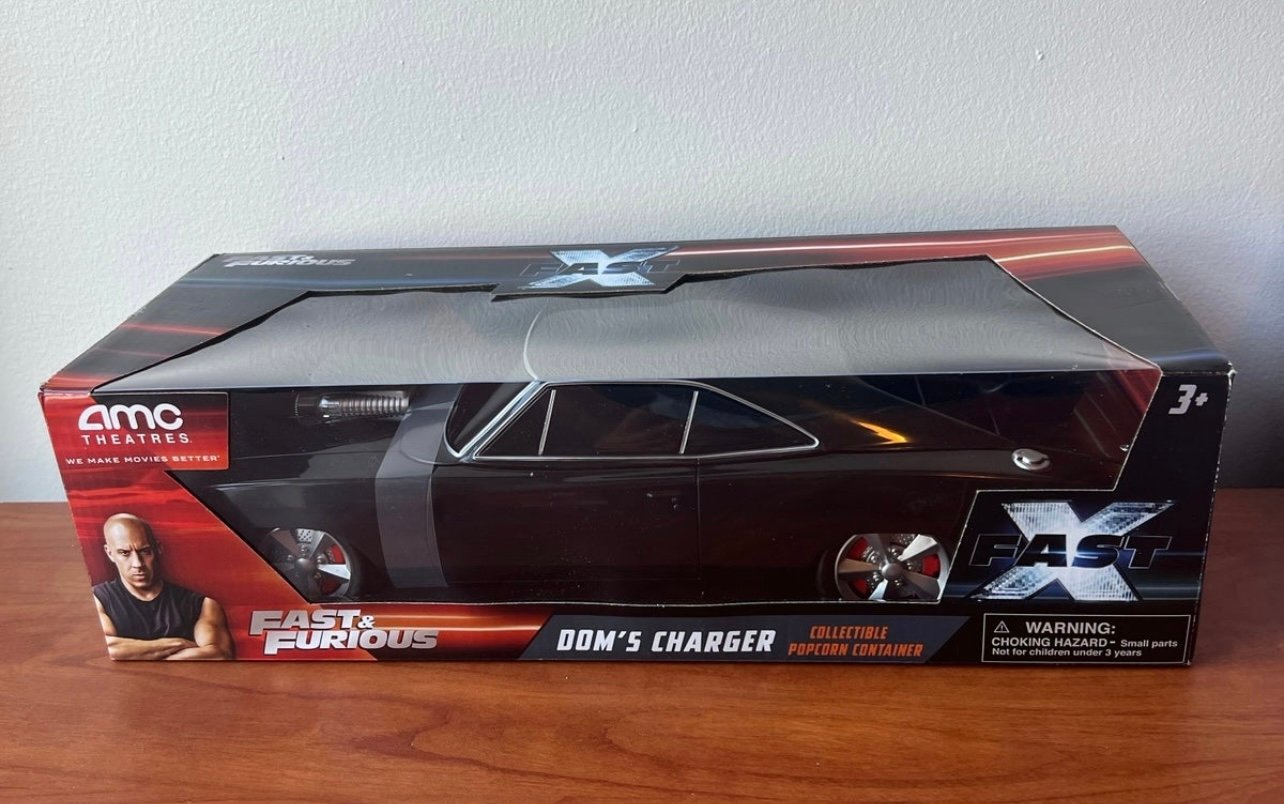 Fast X Dodge Charger AMC Popcorn Bucket 2023 Vin Diesel Fast N Furious Saga NEW