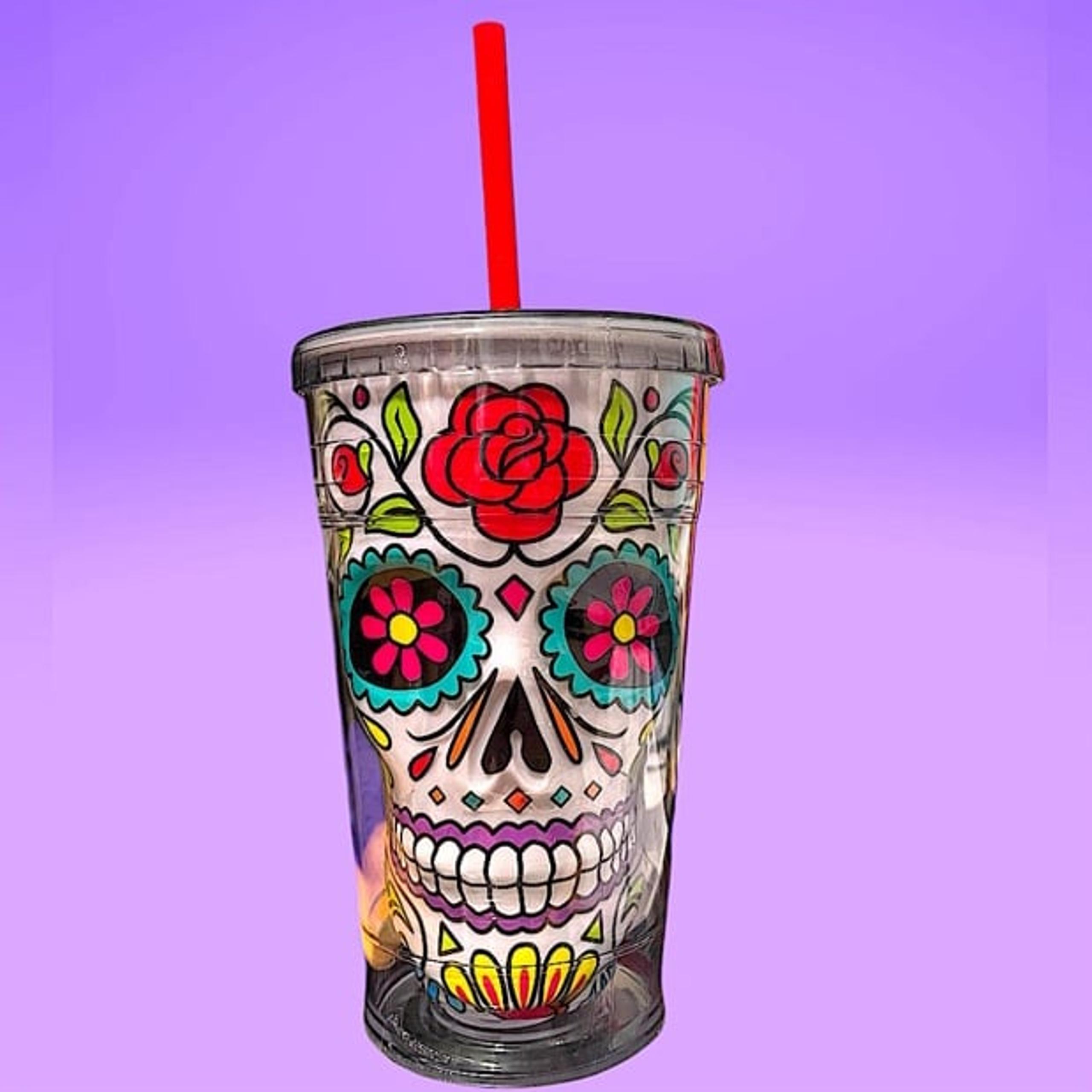 Sugar Skull chiller tumbler