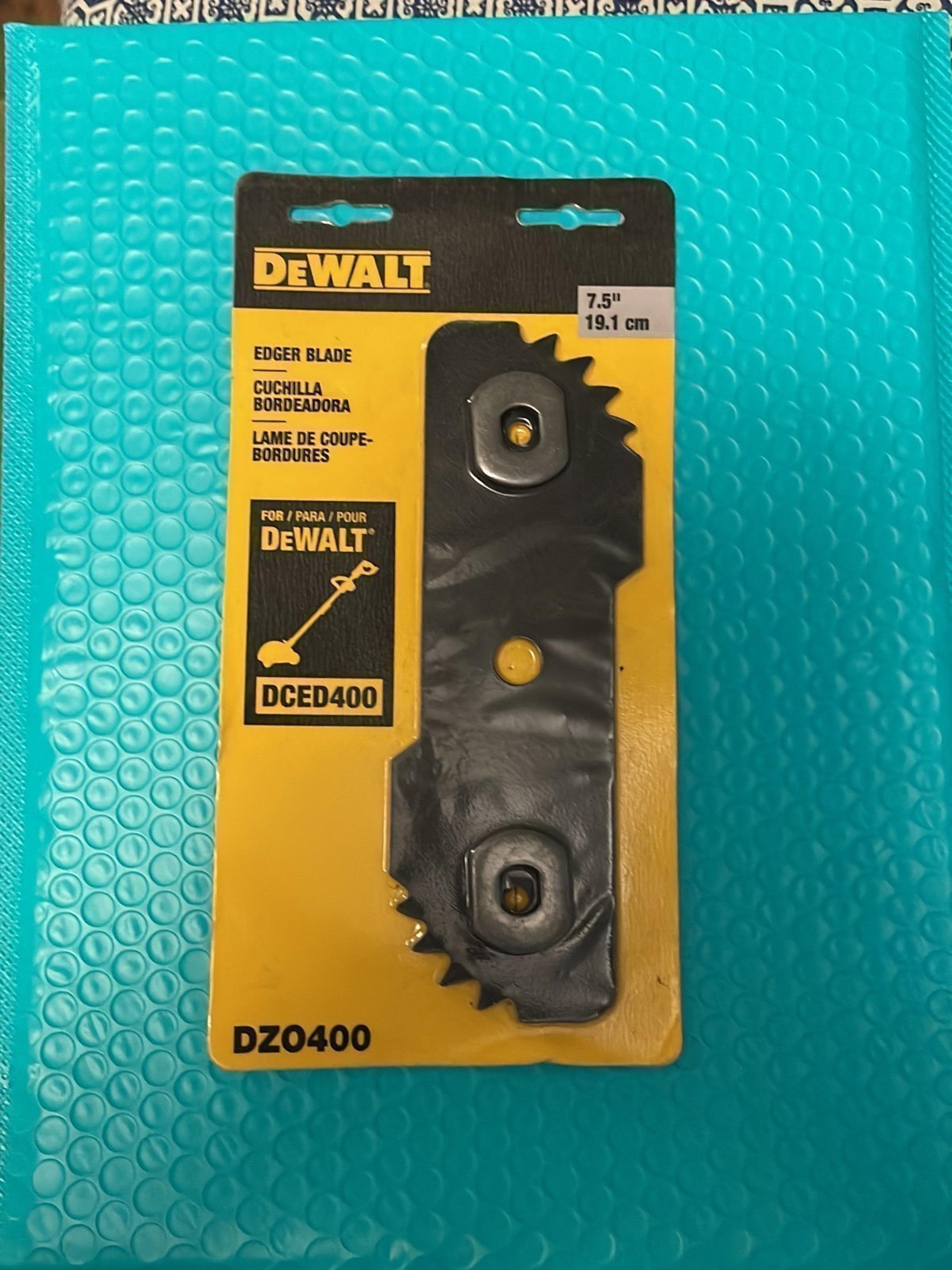 DeWalt edger blade