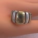 Yellow/Silver Dome Band Ring