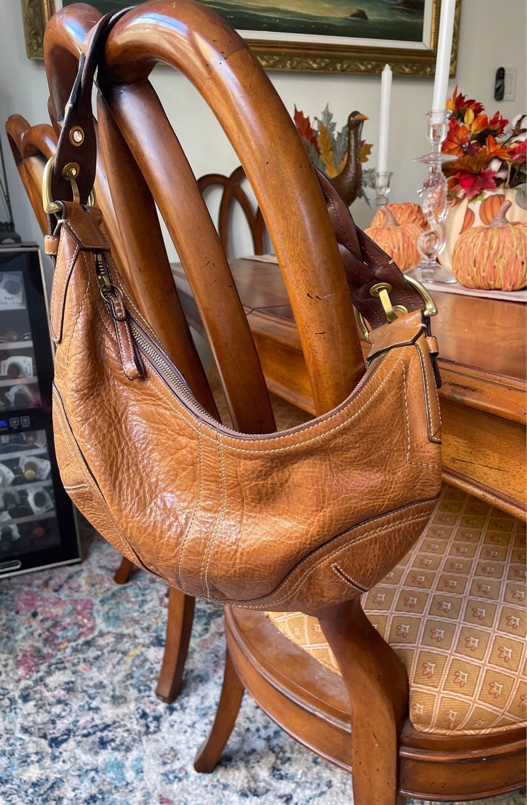 SALE: Vintage Brown Leather Coach Purse