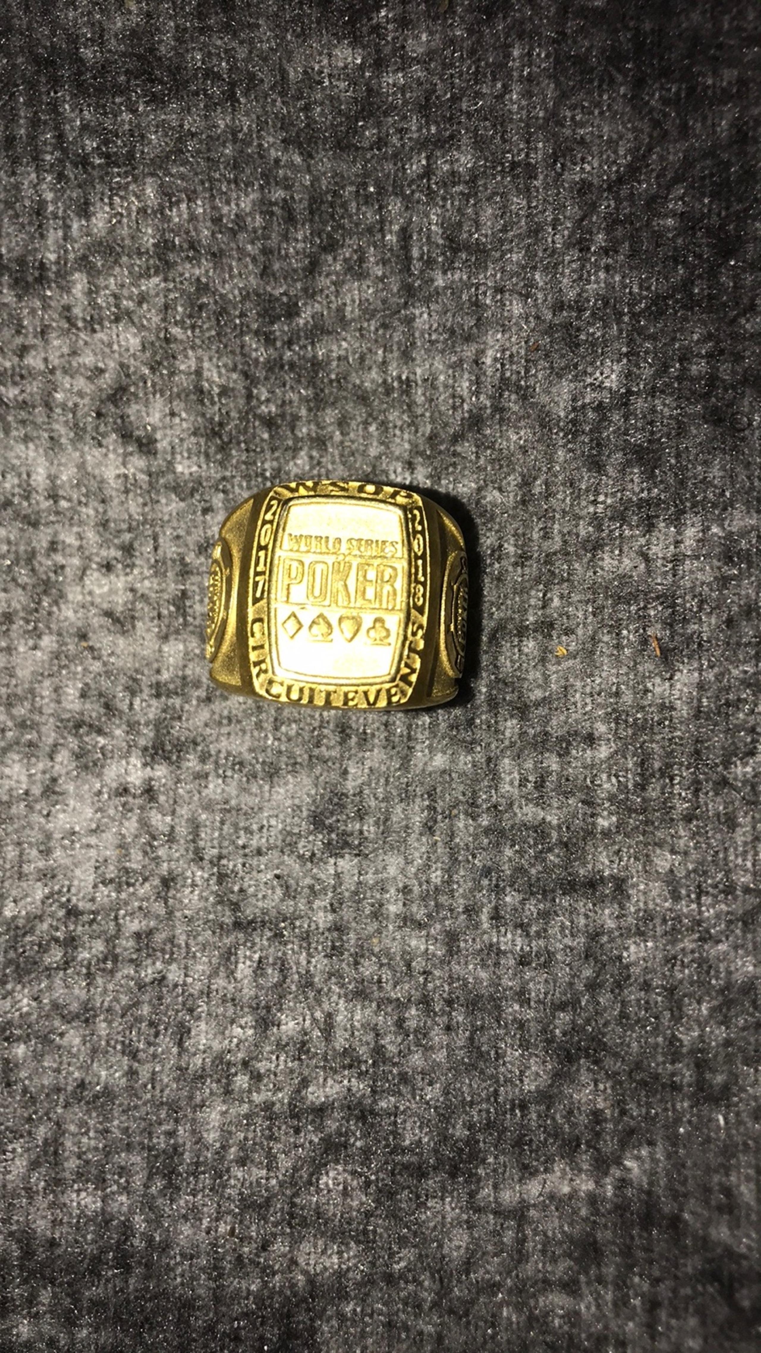 18K Dubai world series of poker ring
