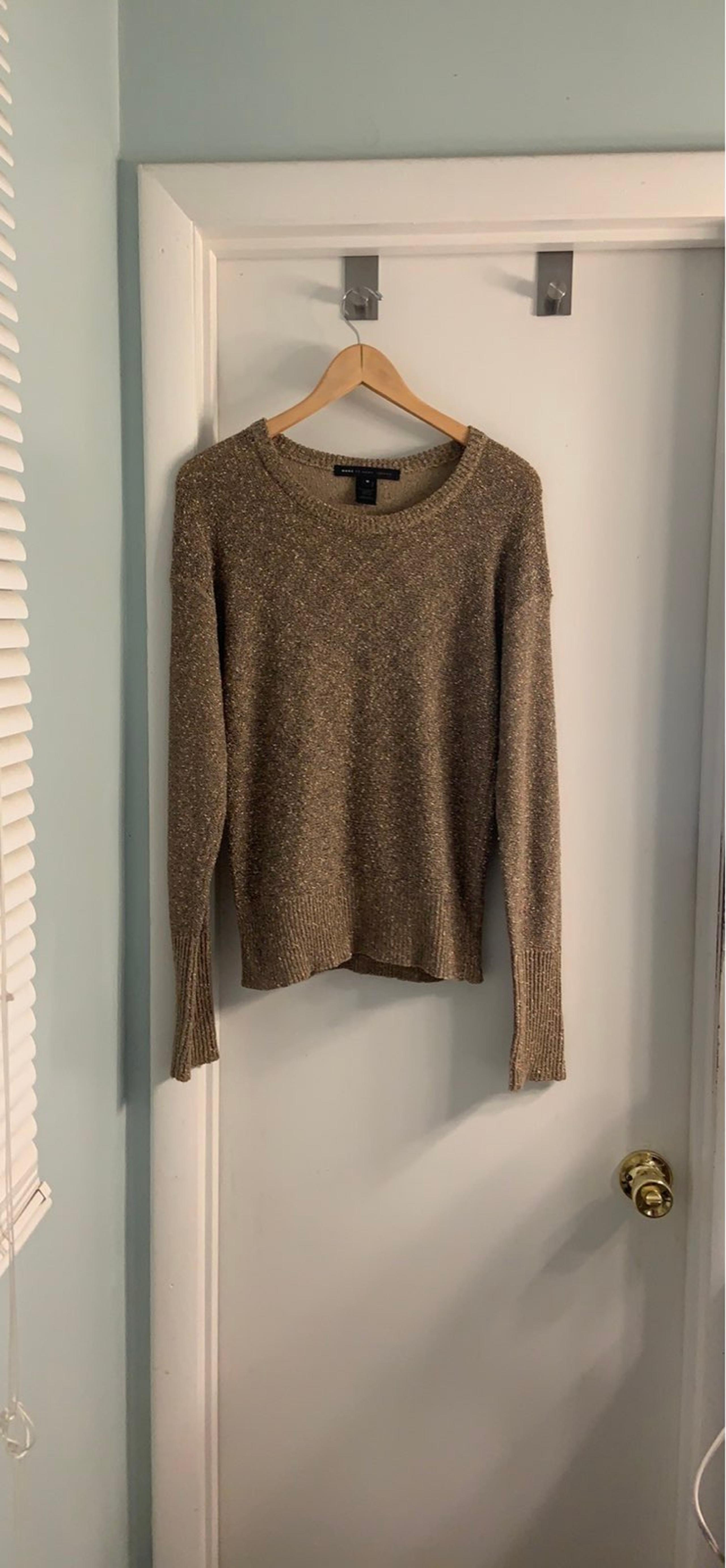 Marc by Marc Jacobs Tan Metallic Sweater