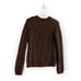 NWT La Ligne Sweater V neck alpaca wool sweater, Brown, Size XS