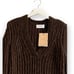 NWT La Ligne Sweater V neck alpaca wool sweater, Brown, Size XS