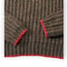 NWT La Ligne Sweater V neck alpaca wool sweater, Brown, Size XS