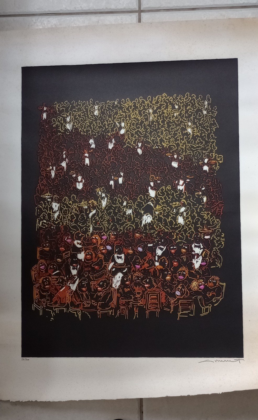 Guy Buffet Original Limited Addition Lithograph Signed &Numbered 84/500 Unframed