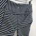 Athleta Women Sz MT Stripe Power Lift Contender Compressive Leggings High Impact