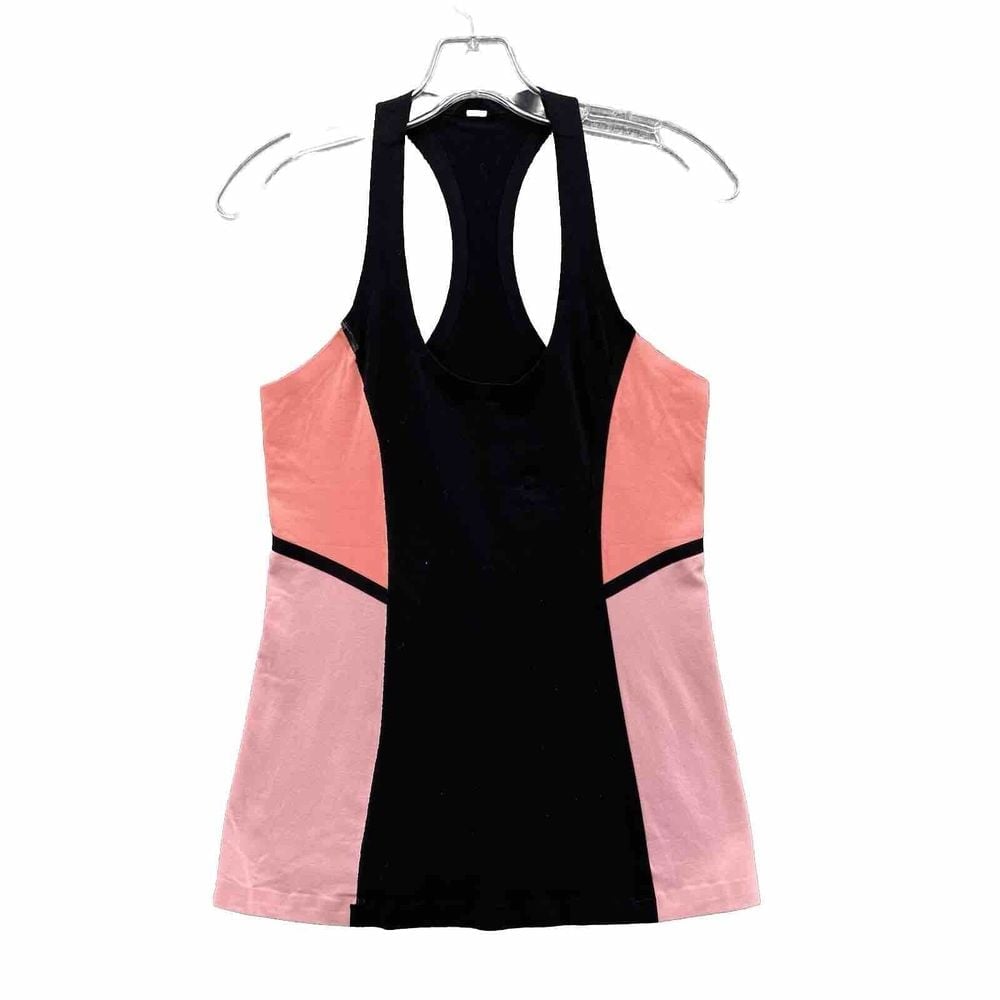 Lululemon Tank Top Women 8 Pink Racerback Running Training Yoga Y2k Athleisure
