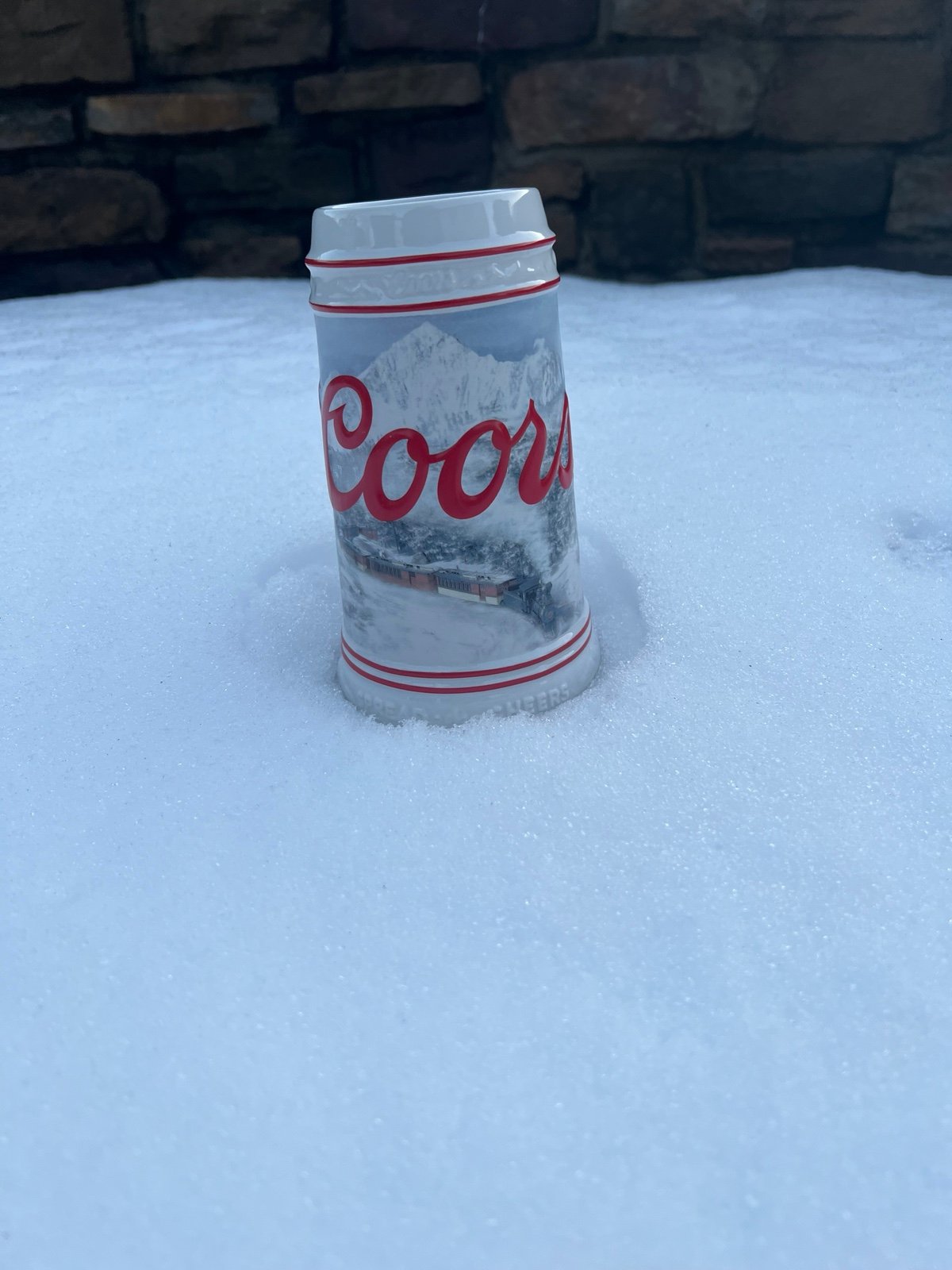 Limited edition Coors ceramic Beer mug