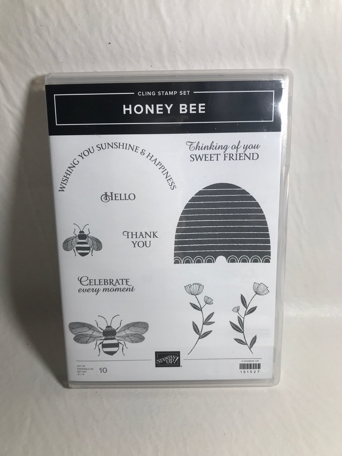Stampin’ Up! Honey Bee Cling Stamp Set