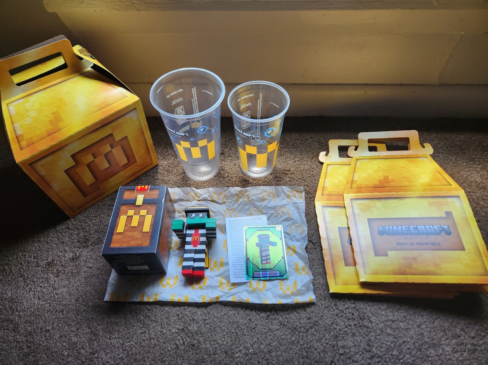 McDonald's A Minecraft Movie Zombie Hamburglar with Extras - Unused Code 2025