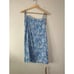 NWT Reformation Agean Slip Adjustable Tie Strap Square Neckline Mini Dress Blue