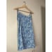 NWT Reformation Agean Slip Adjustable Tie Strap Square Neckline Mini Dress Blue