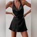 Satin Halterneck Mini Dress