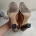 Gucci heels heels pumps metallic gold size 7B
