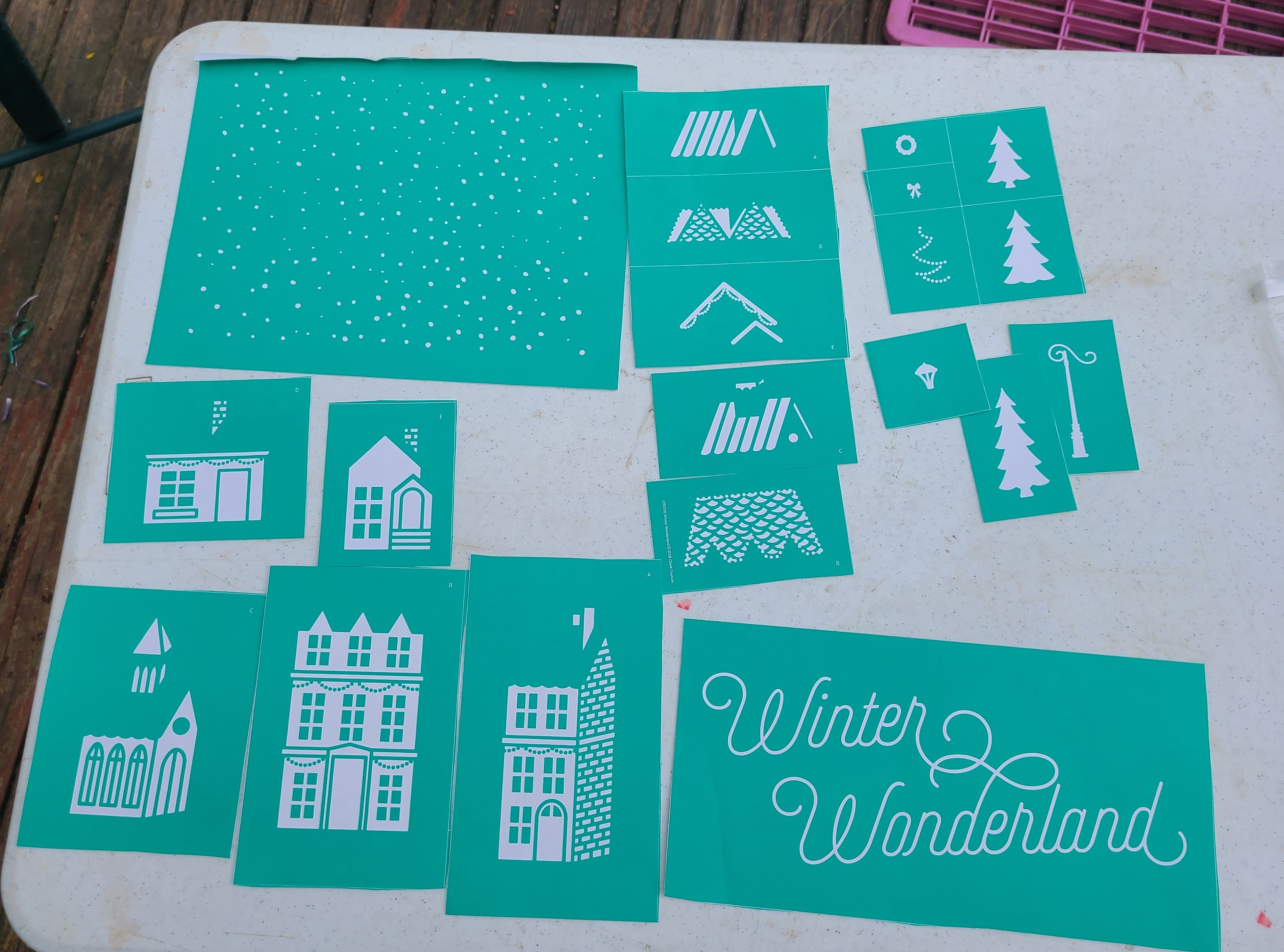 Chalk Couture transfer-Winter Wonderland