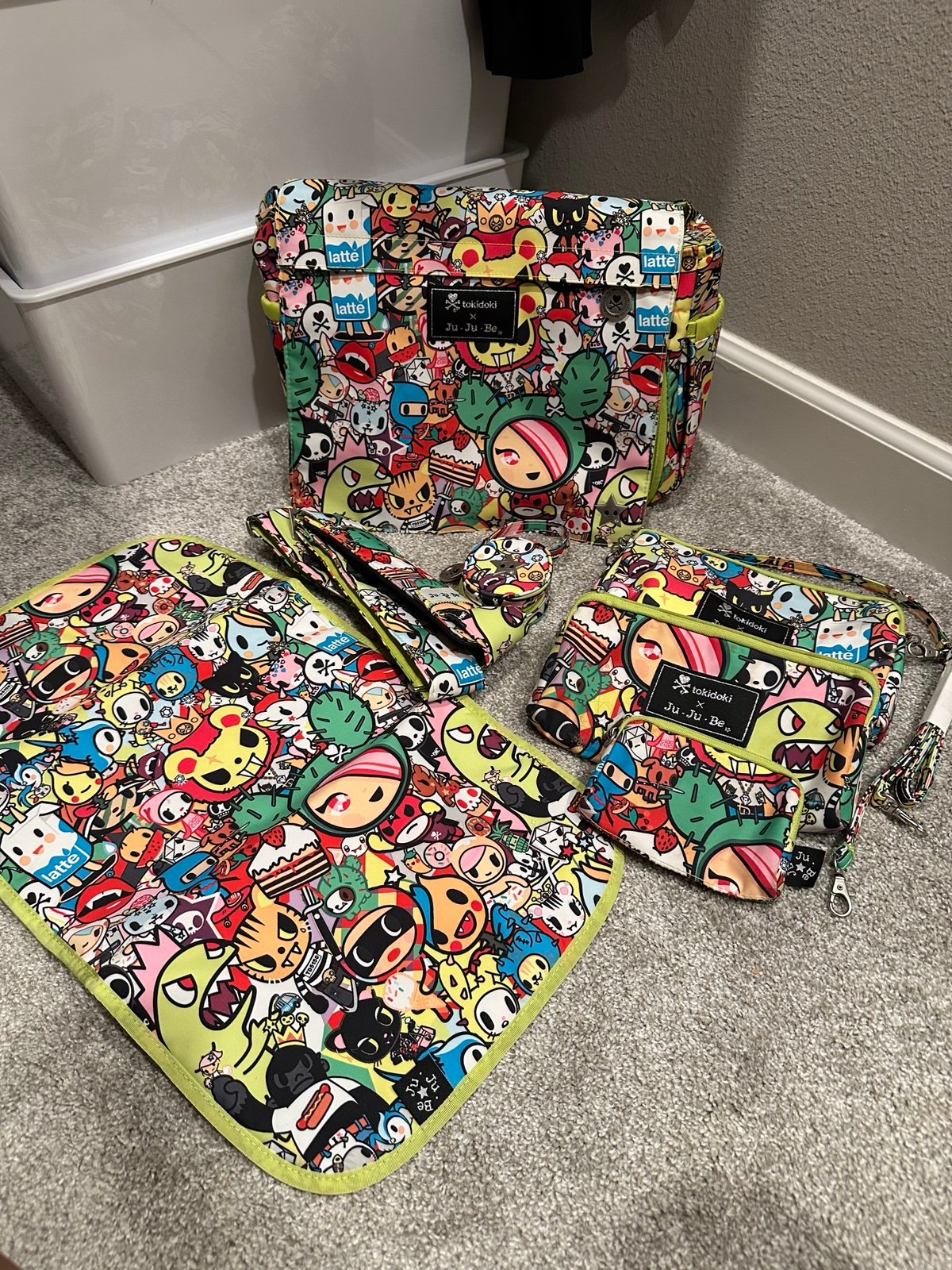 Jujube Tokidoki diaper bag SET
