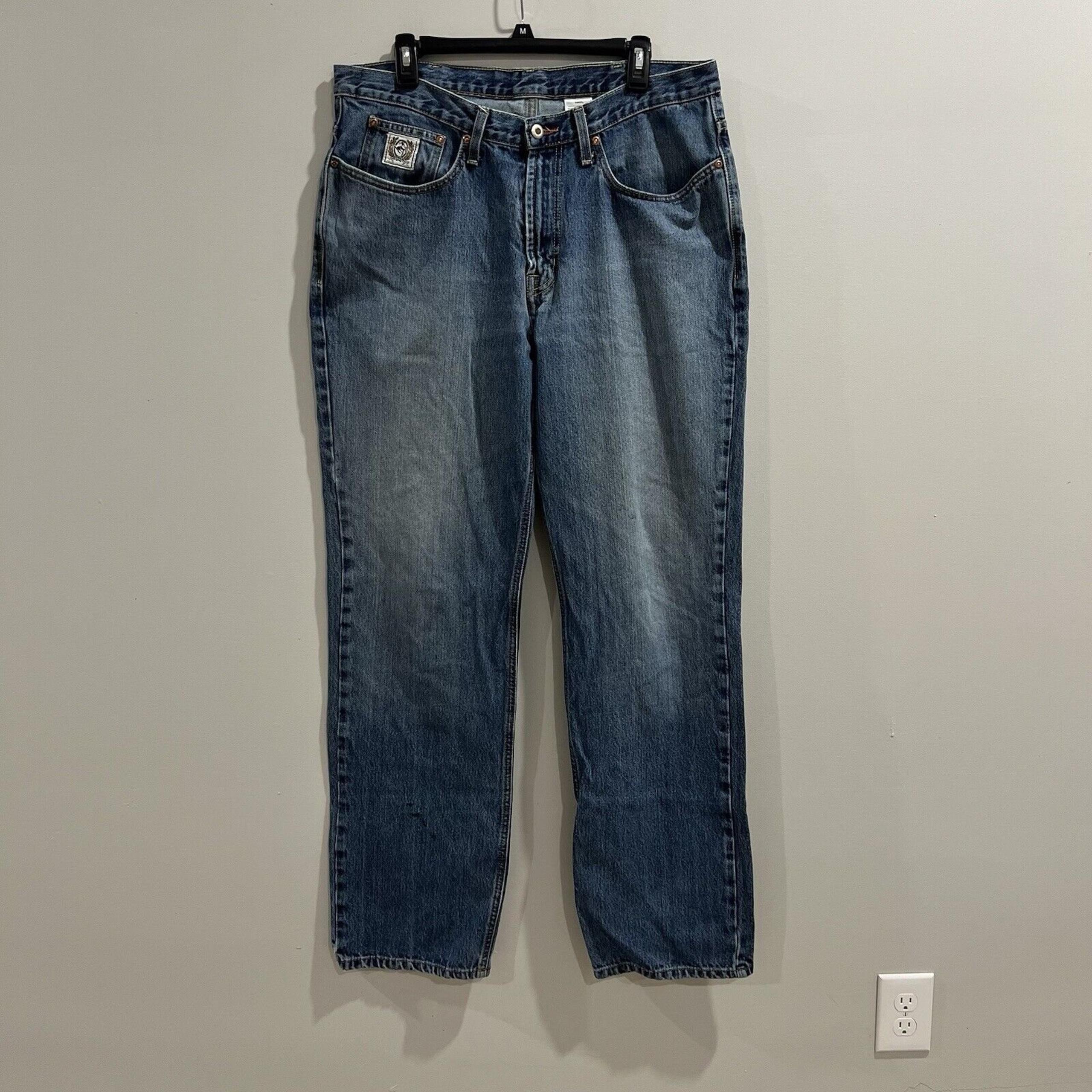 Cinch Boot Cut Men’s Denim Jeans Blue Light Wash Size 36x36