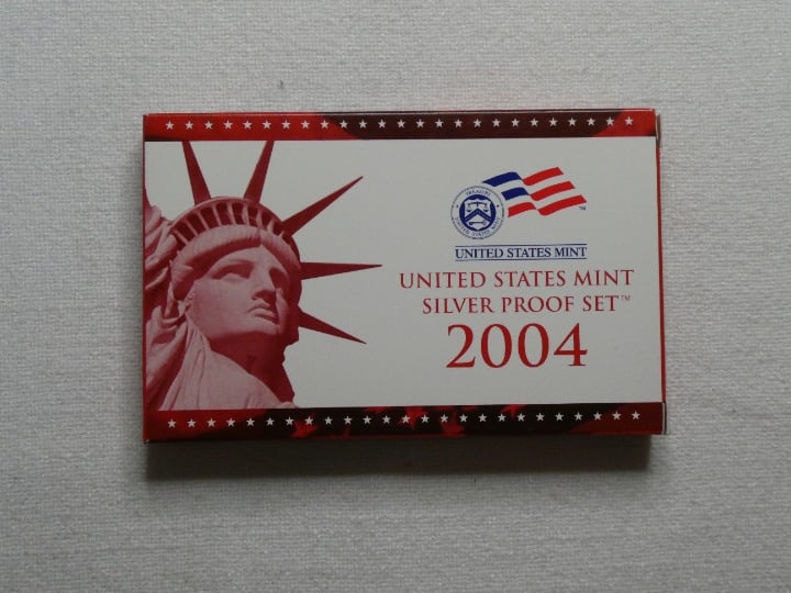 2004 U.S Mint Silver Proof Set with COA
