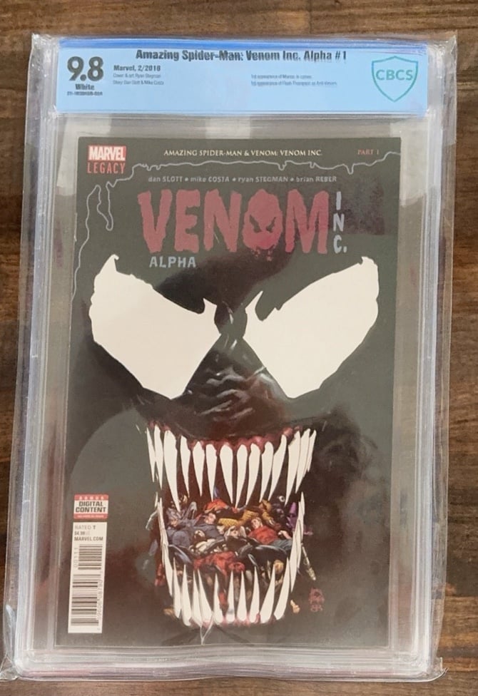 Amazing spiderman venom Inc alpha 1 cbcs