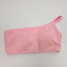 L*Space Axel Bikini Top in Pink One Shoulder Size Small NWT