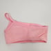 L*Space Axel Bikini Top in Pink One Shoulder Size Small NWT