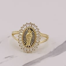 10k gold ring - Saint Jude - San Judas Size 8.5