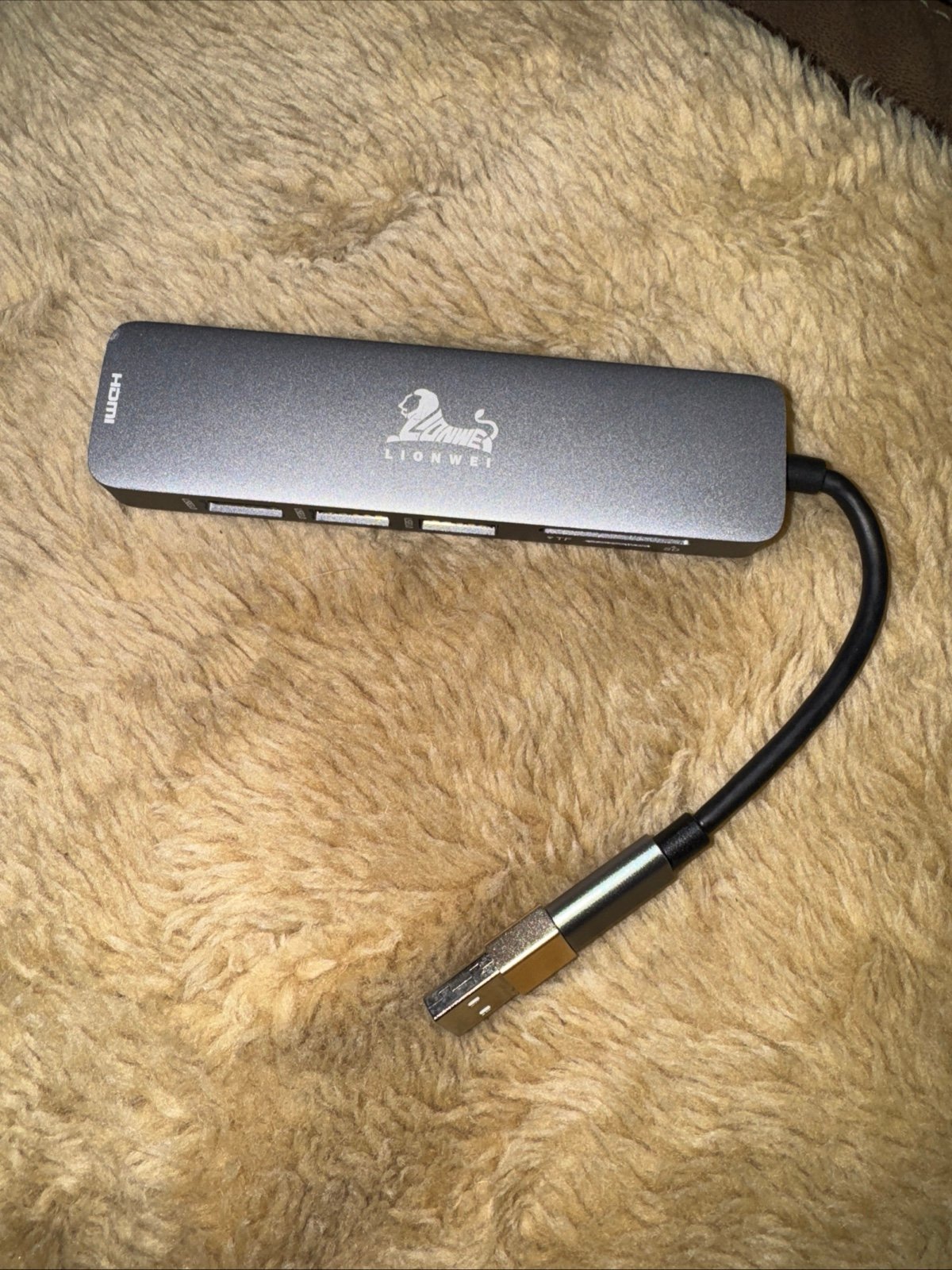 USB-C 4K Metal Nano Docking Station 1x HDMI 3x USB 3.0 1x SD/MicroSD Power