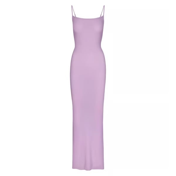New Skims Soft Lounge Long Slip Dress Gown Sugar Plum sz 2X