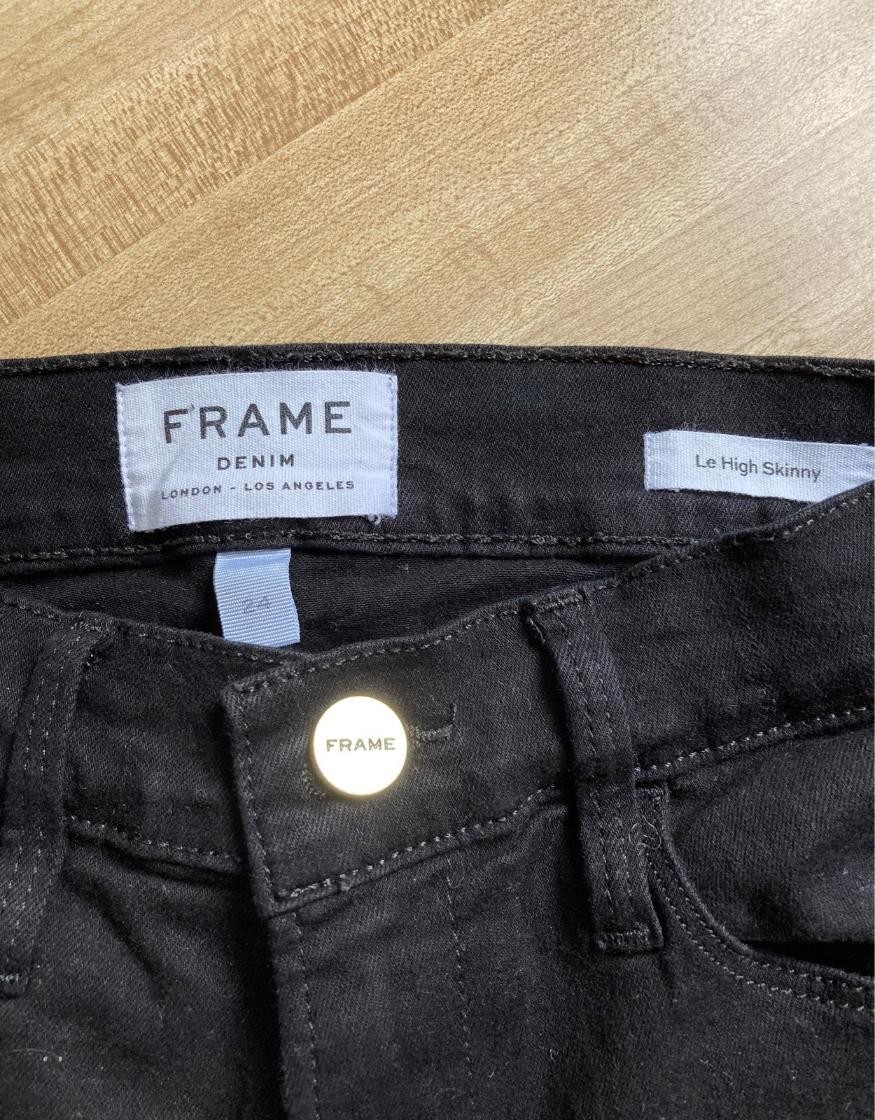 Womens Black Le High Skinny Jeans