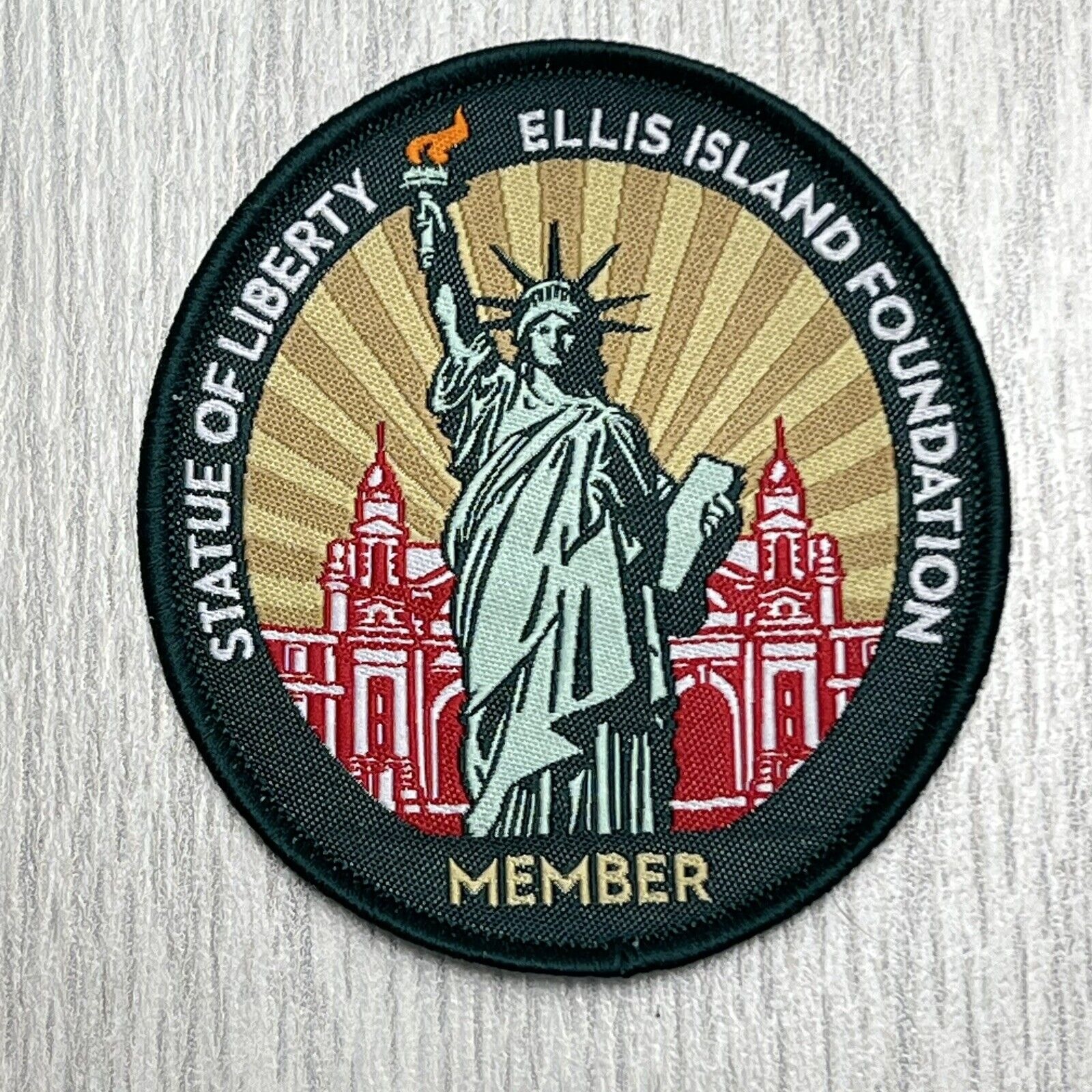 Statue Of Liberty Ellis Island Foundation Member Patch 3