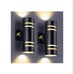 Outdoor Light Fixture 2Pack, 110V Black Porch Light, IP65 Waterproof