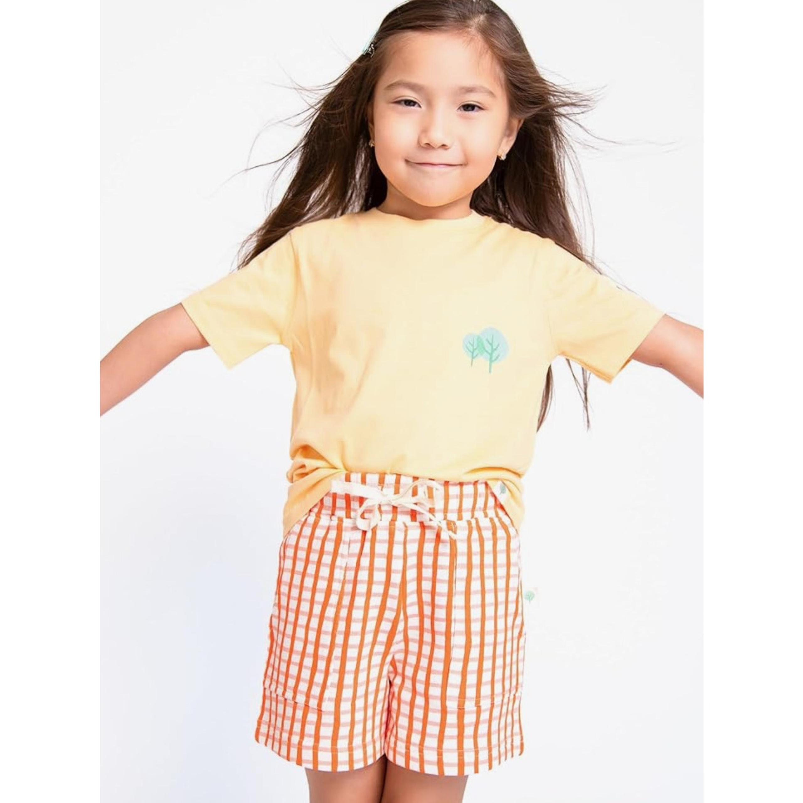 Crann Organic Kids' 100% Organic Cotton Summer Shorts for Boys and Girls